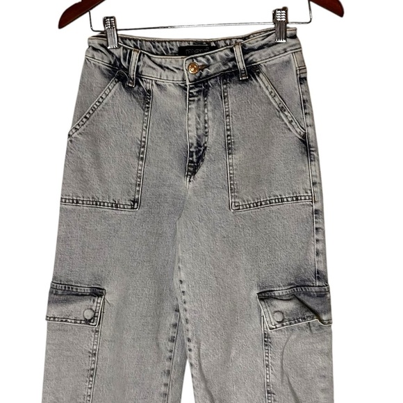 Mavi Alva Straight Leg Cargo Pants - Light Indigo- Size 25 - Picture 7 of 16